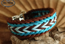 Paracord Halsband geflochten Ridgeback