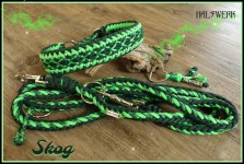 Halsband Grüße mit Perlen