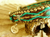 Klapperfreie Leder Hundemarke