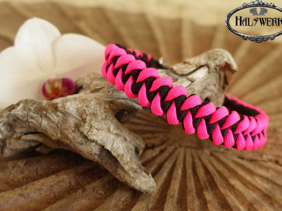 schmales Halsband Pink