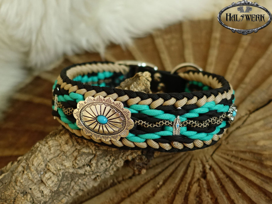 Halsband geflochten indianisch Raute