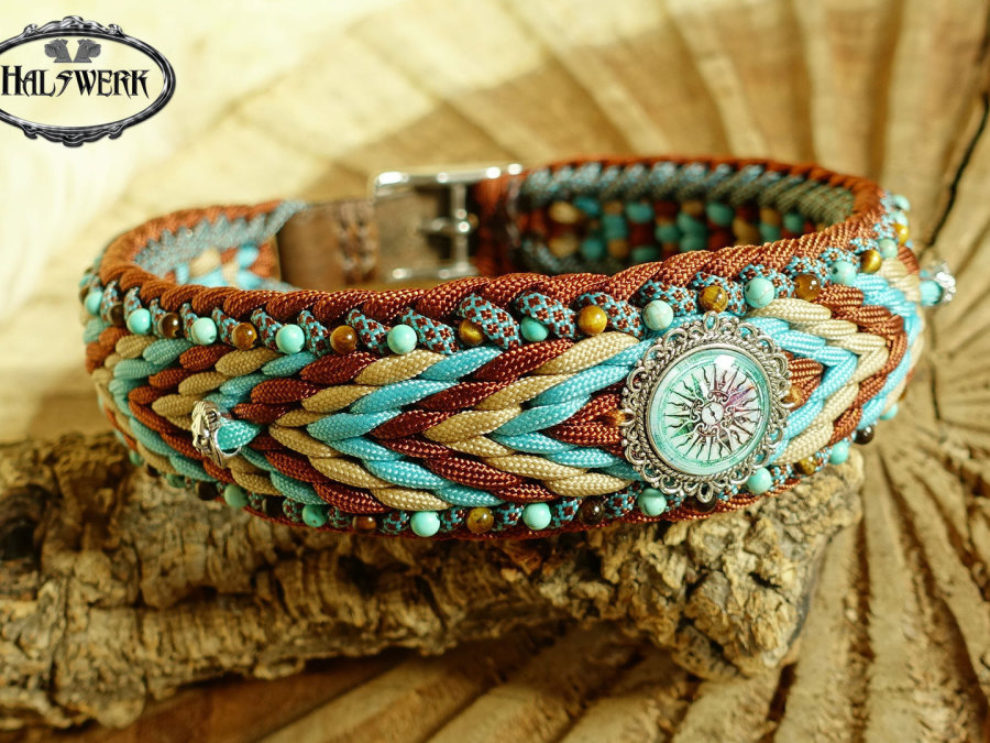 Halsband indianisch Afrikanisch geflochten