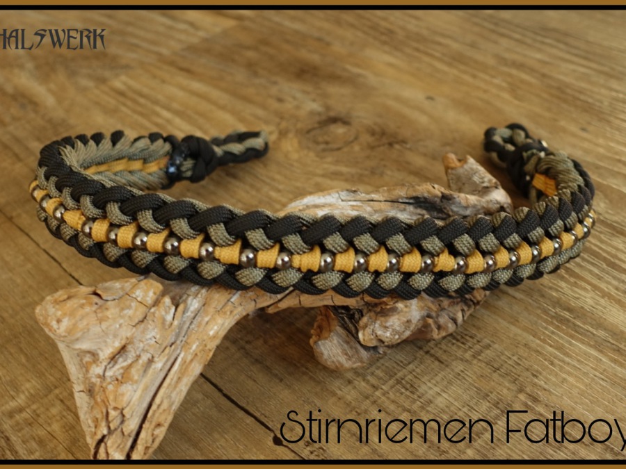 Halsband indianer geflochten Zugstopp