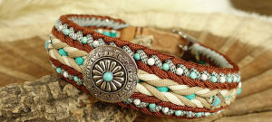 Paracord-Halsband-Afrika Indianisch