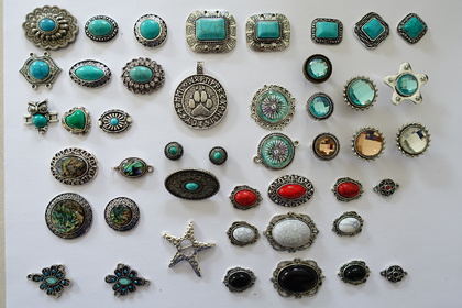 Charms Cabonchons Accessoires Halsband Schmuck