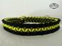 Paracord-Halsband-Bumble-bee schwarz gelb