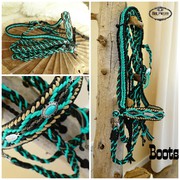 Wanderreitzaum, Trense, geflochten, Paracord, Western