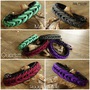 Hundehalsband_geflochten_paracord_lila_grau_mint_bordeaux