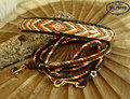 Geflochtenes Halsband moos paracord