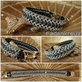 XL breites Hundehalsband geflochten Paracord weich 