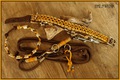 Hundehalsband_geflochten_paracord_gold