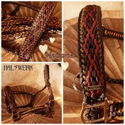 Villblut Cob Warmblut Halfter geflochten Paracord 