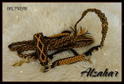 Araber Halfter Gold geflochten Paracord 