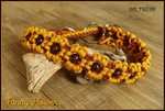 Hundehalsband Sunflower blume Paracord 