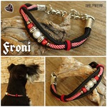 Hundehalsband Tracht Dirndl bayrisch oktoberfest rot weiss