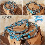 Tauhalsband Schnurhalsband Schnur an Schnur Schmuckhalsband