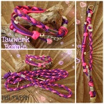 Tauhalsband Schmuckhalsband Pink lila