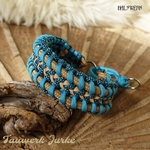 Tauhalsband mit Paracord umflochten 