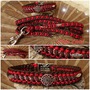 Halsband geflochten Labrador rot Paracord 