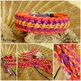 Halsband geflochten Paracord xs glitzer breit