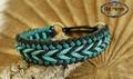 Paracord-Halsband-Teal