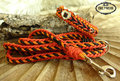 Halsband geflochten Paracord Orange