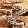 Halsband Smojede geflochten Schnalle