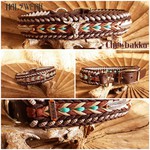 Hundehalsband Paracord XL breit Schäferhund geflochten