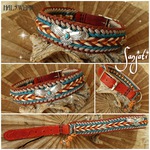 Hundehalsband indianisch Western Labrador paracord 