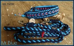 Hundehalsband_geflochten_paracord_blau