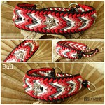 Paracord Halsband XXL Breit grosse Hunde Bully