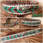 XL Halsband American Bull Paracord geflochten 