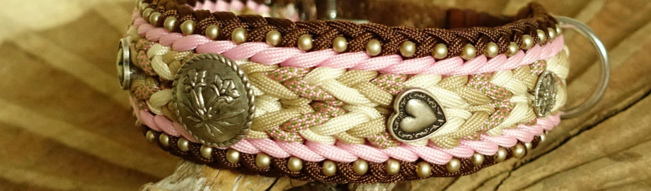 Halsband Tracht geflochten Bully Ridgeback bayrisch